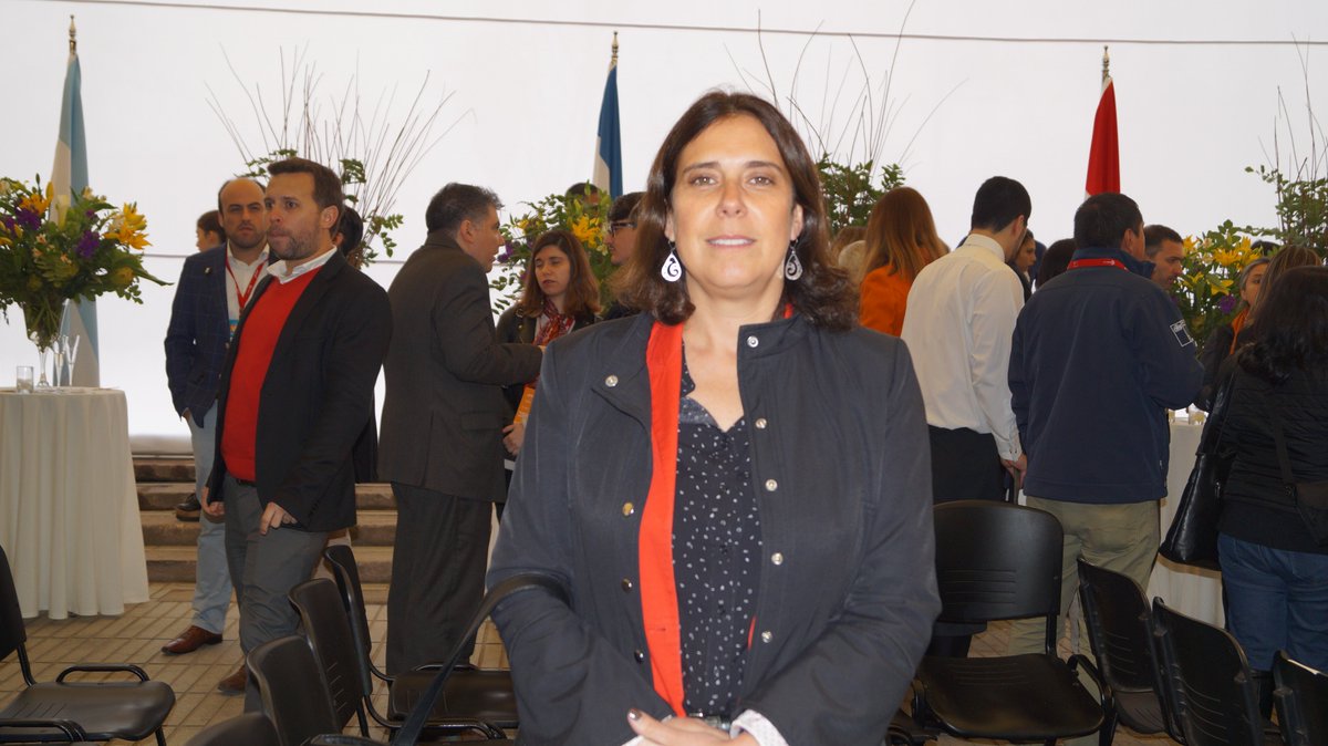 urbansantiago's tweet photo. En @ExpoVyva_cl #AndreaWolleter de @FEDETUR_Chile inauguración #FeriaDelTurismo #Nacional #ExpoVyva2017 #CentroCultural @EstacionMapocho https://t.co/0c829Y9TFd