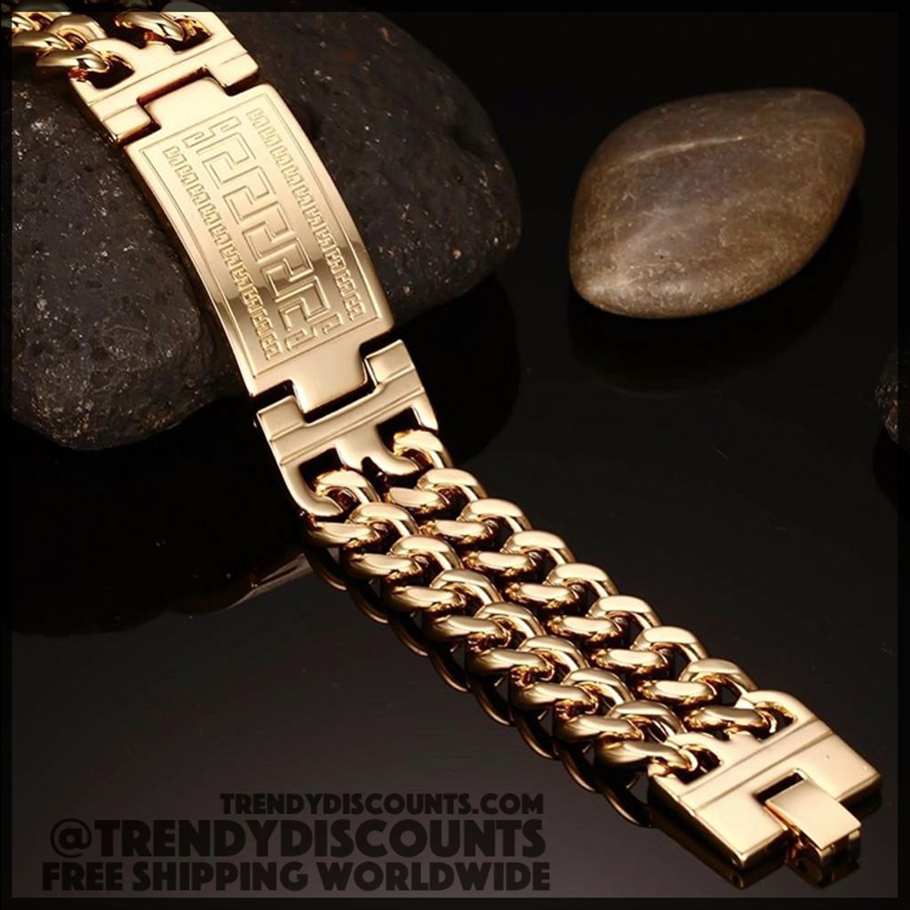 TrendyDiscounts's tweet photo. Check out our NEW "Pablo" Titanium Bracelet
Free Shipping Worldwide!
GET YOURS NOW ➡️ https://t.co/zlQ9ngqB8p
#bracelets #bracelet #gold https://t.co/pc9ML0lEpr