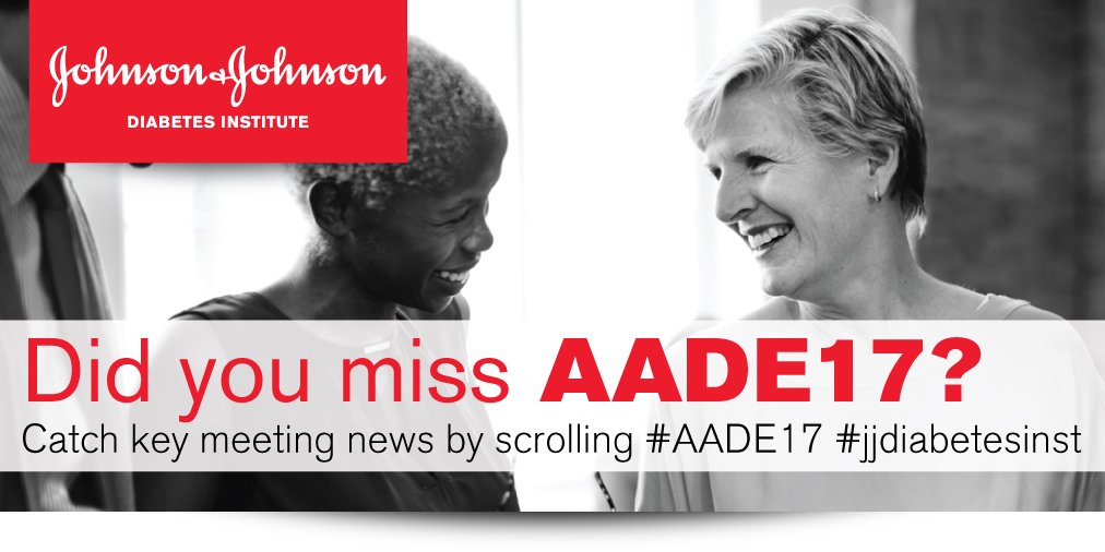 LifeScanDiabInt's tweet photo. Did you miss @aadediabetes annual conf Aug 4-7 2017? Lots of learning! Catch key meeting news by scrolling #AADE17 #jjdiabetesinst https://t.co/kUoTMiAfYi