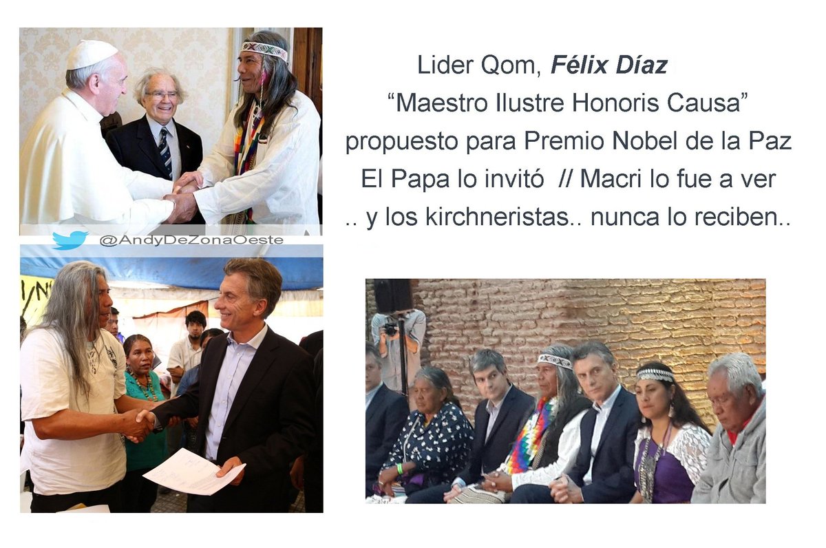 Vidalistas's tweet photo. Félix Díaz Qarashe-(cacique) Líder de pueblos originarios estará en un rato en el programa de Fantino. ( Un señor con todas las letras! ). https://t.co/r19RzlxVY4