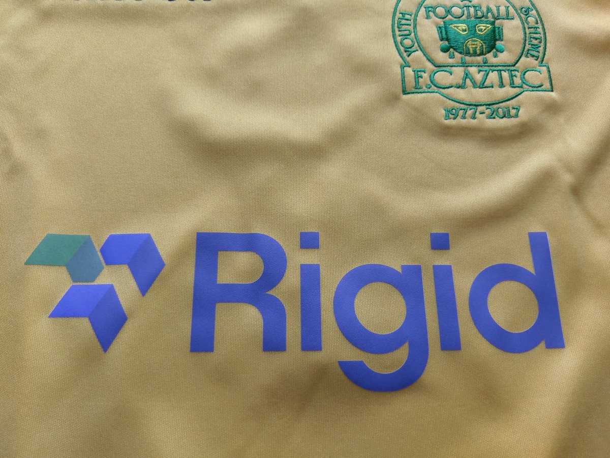 rich_p's tweet photo. Brand new shiny kit for the boys to play the #AztecTournament in today.
 
Thank you Rigid. 🙂 https://t.co/XDa8Zrj094