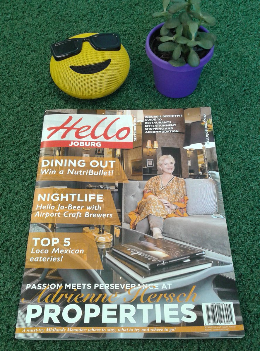 HelloMagSA's tweet photo. Yay - our September magazine is on it's way out in to the beautiful city of Jozi. Keep an eye out for it! #HelloJoburgMag #September https://t.co/jixtF5YtSq
