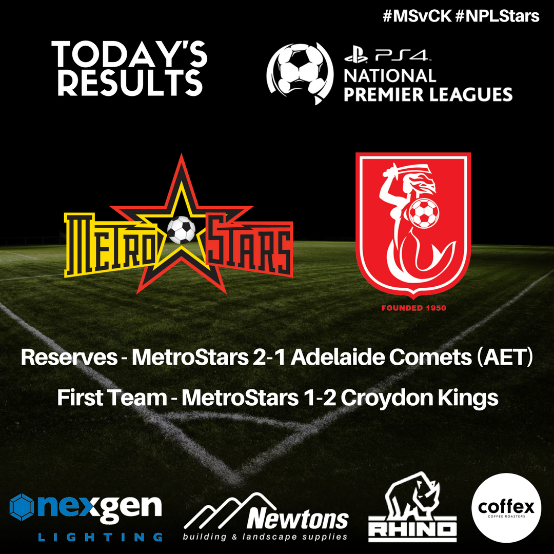 NE_MetroStars's tweet photo. Today's results from #MSvCK
#NPLSA #NPLStars #PS4NPL https://t.co/7GHnFvzHDZ