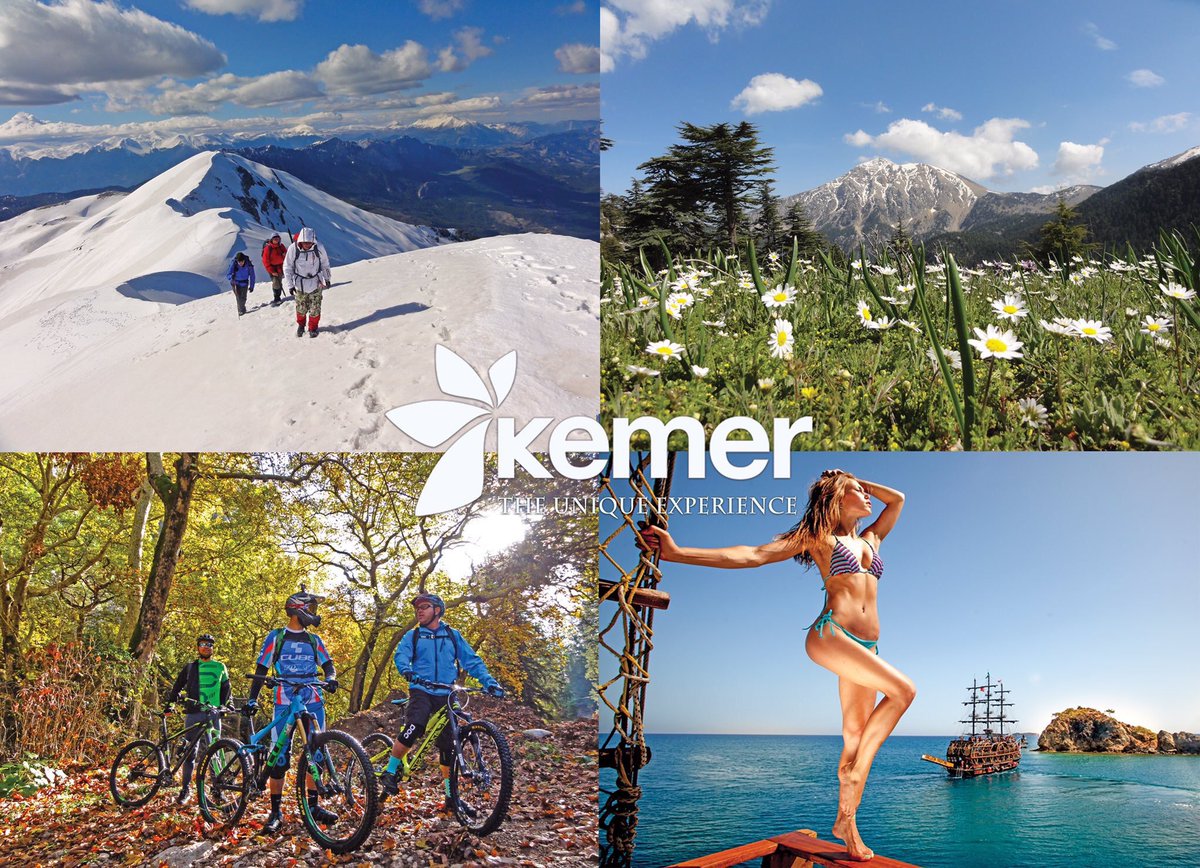 VisitKemer's tweet photo. We live all for seasons in #KEMER
It snows☃️,it rains🌧,it shines☀️Kemer is waiting for you!😊
💚https://t.co/Dofi3Zd2hz💙
#VisitKemer #Antalya https://t.co/MglJvZVIGL
