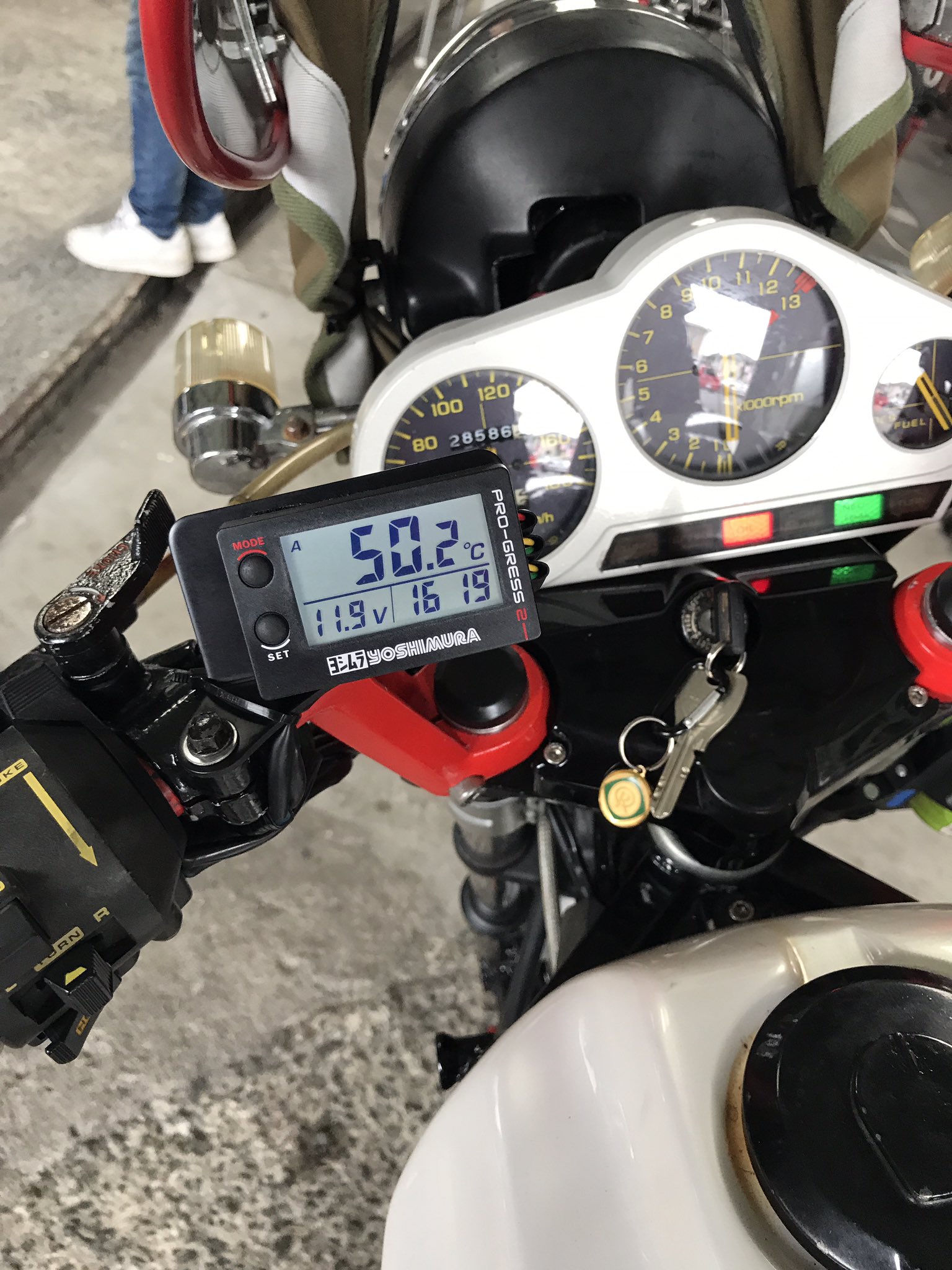 ヨシムラ プログレス2 マルチテンプメーター 油温計 タイプGセンサー ヨシムラ プログレス2 マルチテンプメーター 油温計 タイプGセンサー