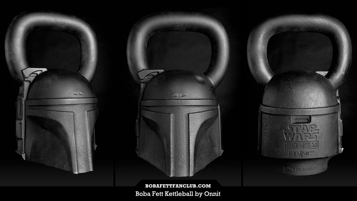 bobafettfanclub's tweet photo. ICYMI: #BobaFett kettleball by @Onnit was announced yesterday
Pre-order: https://t.co/Wi4ufeEDDB
#ForceFridayII #StarWarsForceFriday https://t.co/eOwoi89qXl