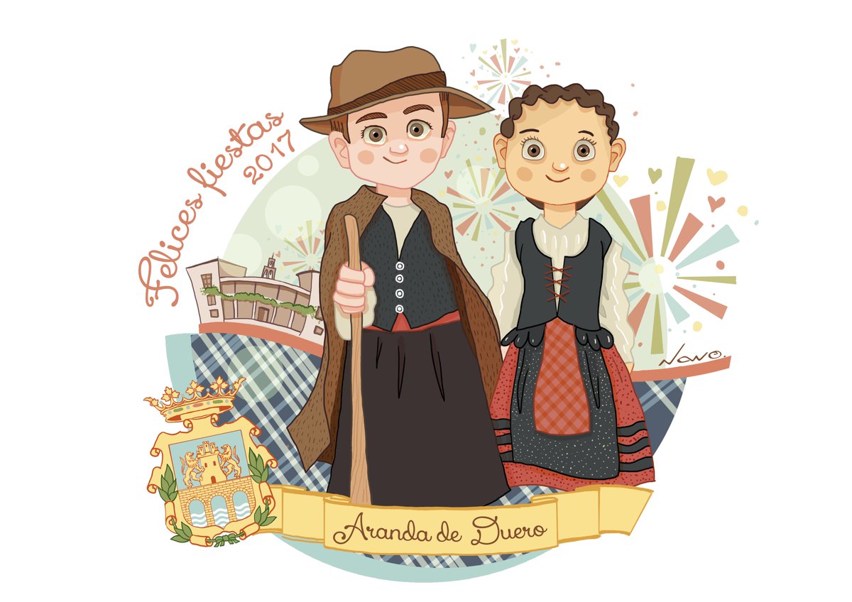 Apenas queda una semana para que comiencen las fiestas de #ArandaDeDuero y ya se respira ambiente festivo. VIVA ARANDA