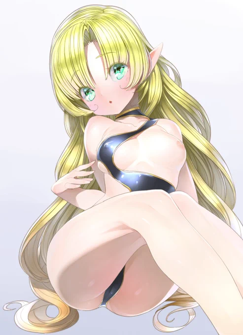 かわいいエルフ練習 _(:3 」∠)_ 