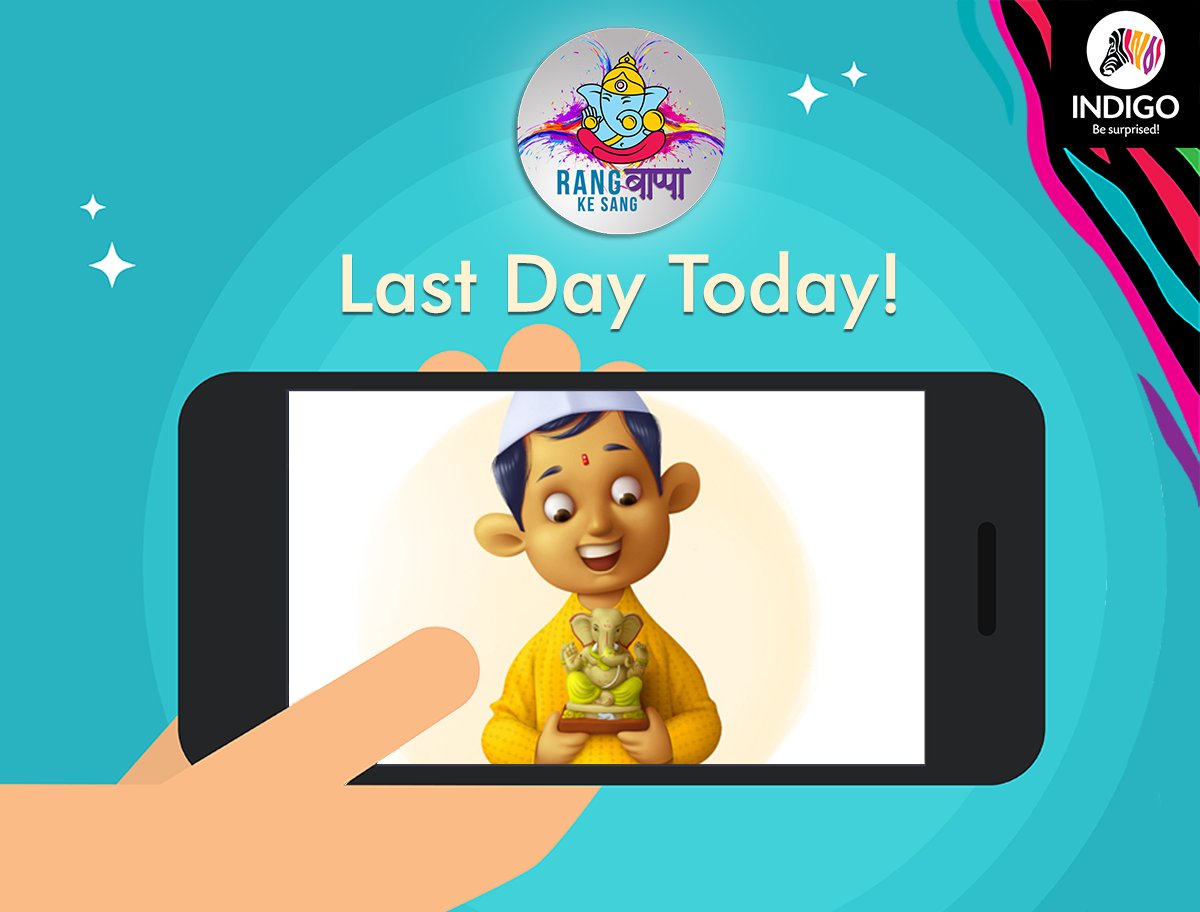 indigopaints's tweet photo. Last chance to win gift voucher. 
Click a selfie with Ganesha and share with us! 
Read T&amp;C here: https://t.co/pqo64hfYx5 https://t.co/zUkkSe1MPk