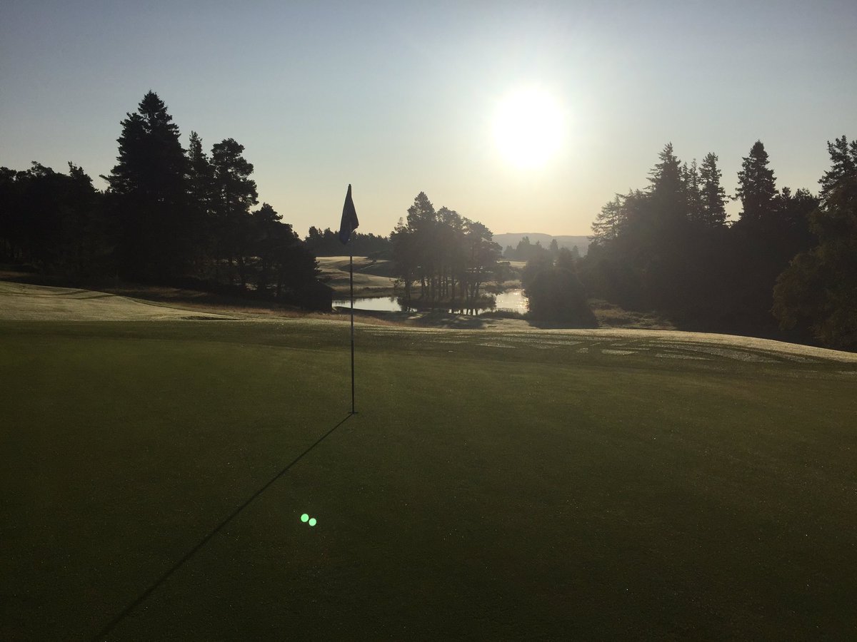 The early starts are worth it with views like these!! <a href="/Gleneagleshotel/">Gleneagles</a>  <a href="/GleneaglesGolf/">Gleneagles Golf</a>