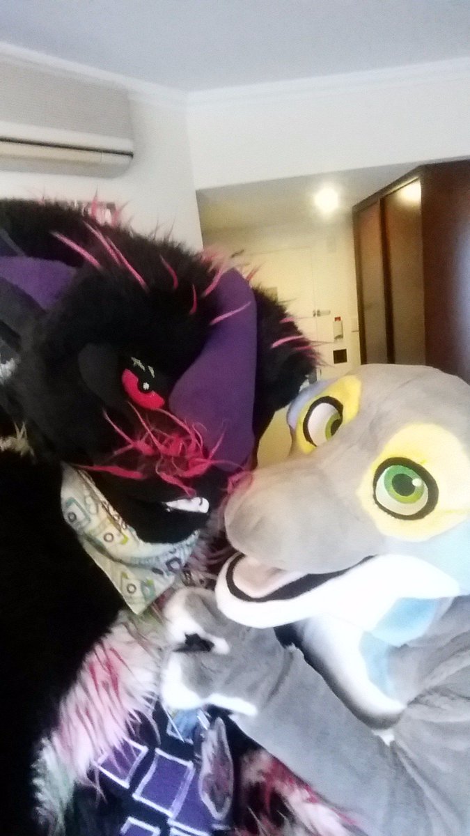 YukeWeiss's tweet photo. Unit made it to #WAFF2017 and rocked the fursuit walk with @Inflatophin and the other critters. Well organized and chill! 10/10 walk again. https://t.co/O6rkUe4btb