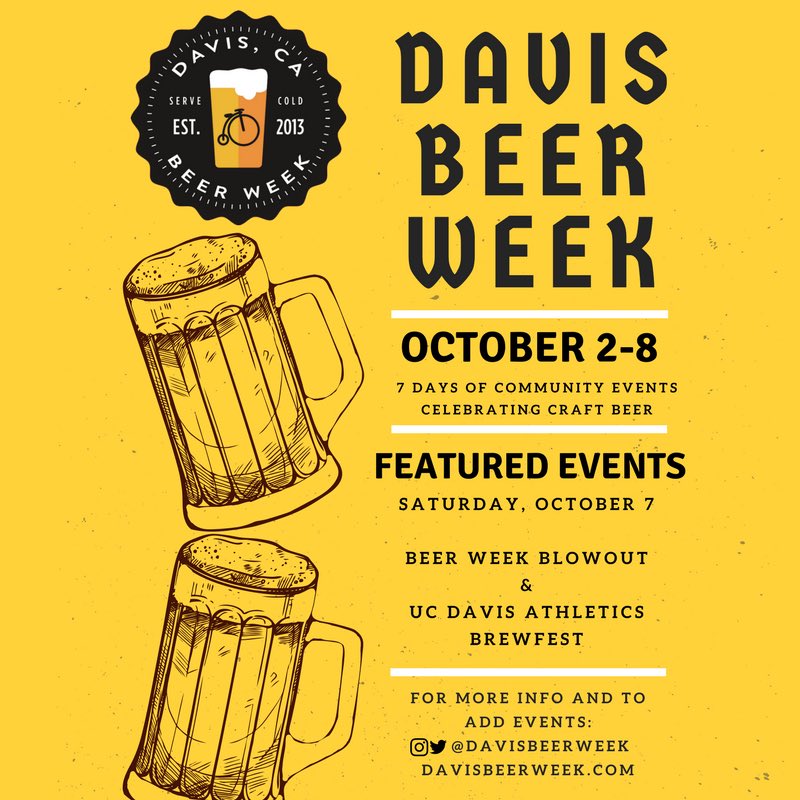 Join our newsletter so you don't miss any Davis Beer Week events! 🍻 #davisbeerweek
📲 eepurl.com/b-Z3_H