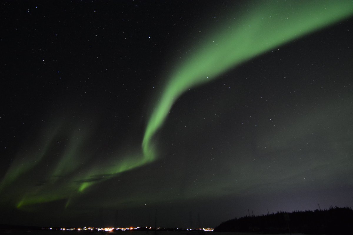 SOCRAT3S's tweet photo. Enjoyed the absolutely mesmerizing show of #Aurora during our recent visit to #Yellowknife. @AuroraMAX @spectacularNWT @OurYellowknife https://t.co/2Kt3b4FBtO