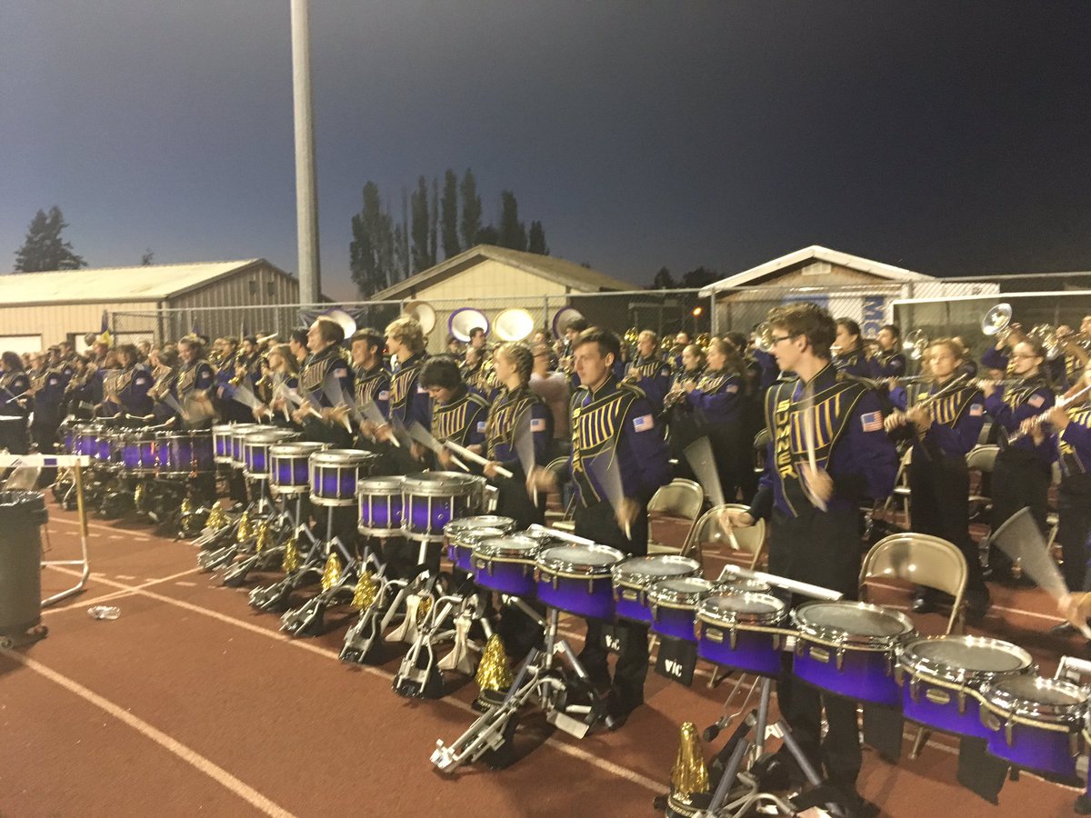 SumnerBand's tweet photo. #CrazyTrain as the teams re-enter the field for the second half! #SunsetBowl https://t.co/U1FhGqCJxj