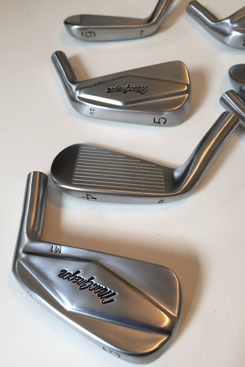 markwillo777's tweet photo. My rare Don White Mac irons just back from a Jim Kronus refurb @theironfactory in Arizona. Brushed satin chrome finish. Better than new. https://t.co/ou72dAkaCw