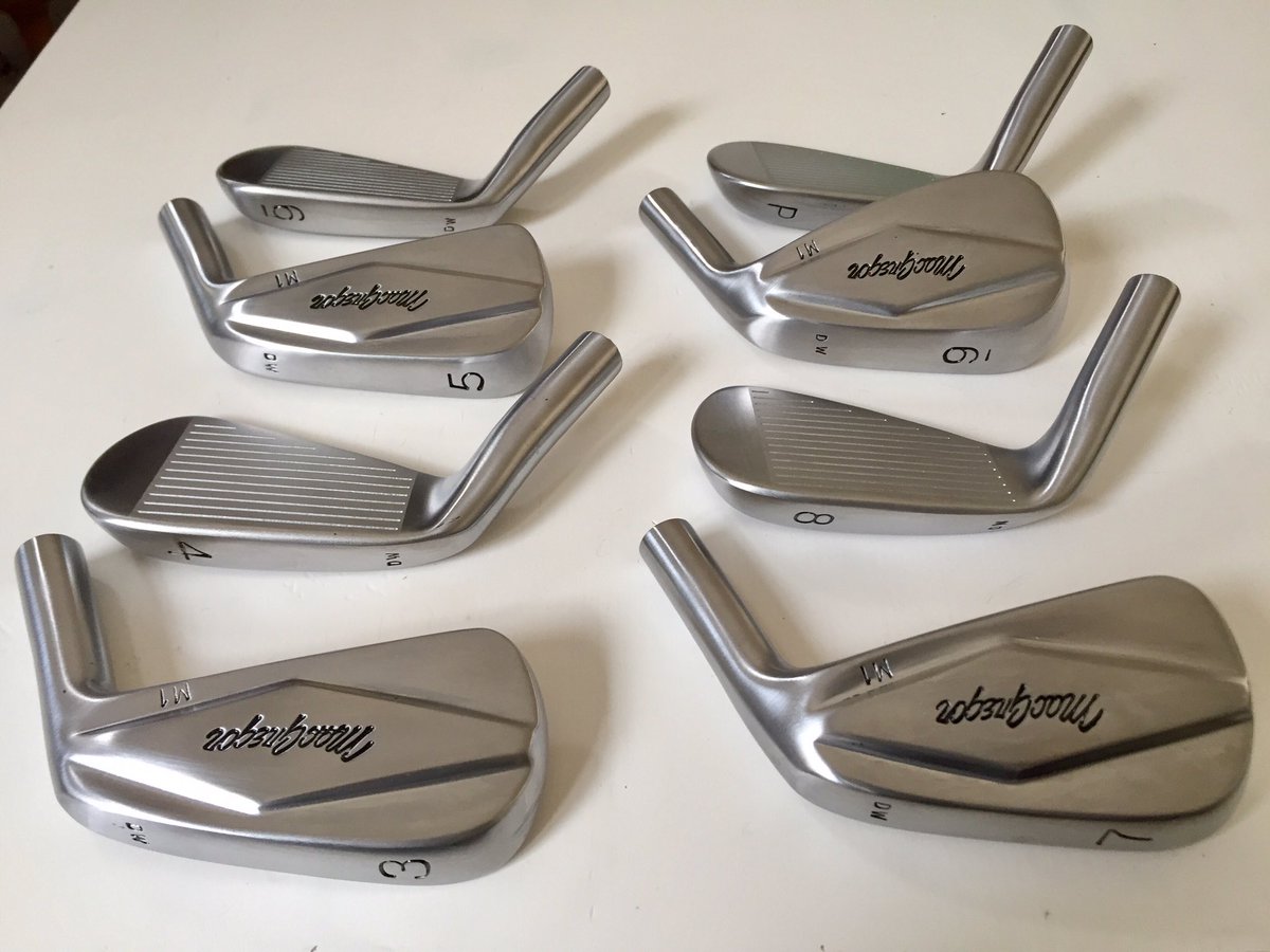 markwillo777's tweet photo. My rare Don White Mac irons just back from a Jim Kronus refurb @theironfactory in Arizona. Brushed satin chrome finish. Better than new. https://t.co/ou72dAkaCw
