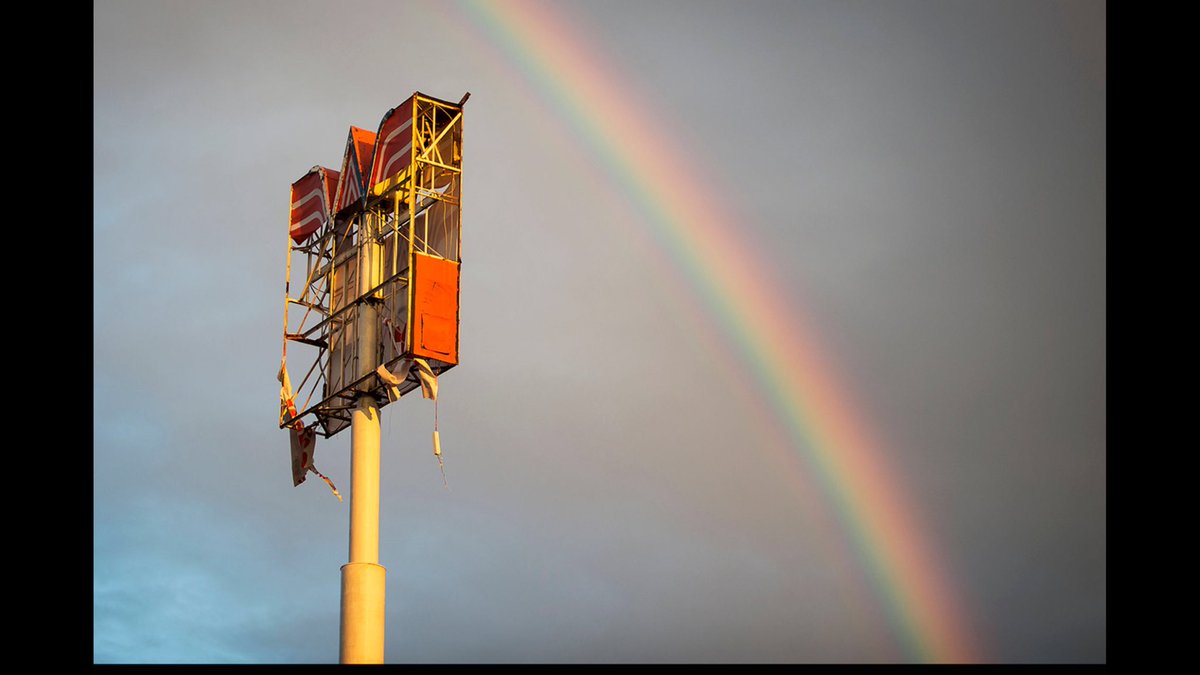 Gave proof through the night that our flag was still there.