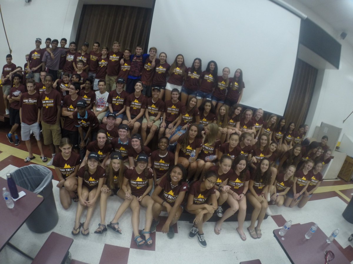 Thanks <a href="/svhsXcountry/">Simi Valley high XC</a> for the SV XC t-shirts and the dinner!