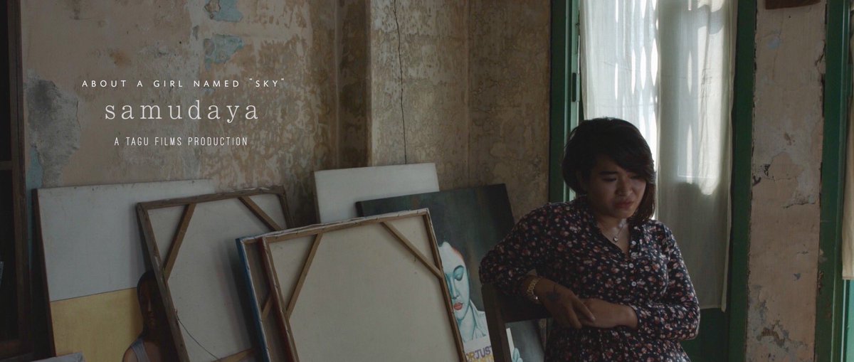 TaguFilms's tweet photo. The third Tagu film screening at Wathann is "Samudaya" (attachment in Pali) — a short film about a girl named Sky. https://t.co/uaFa27uuOC