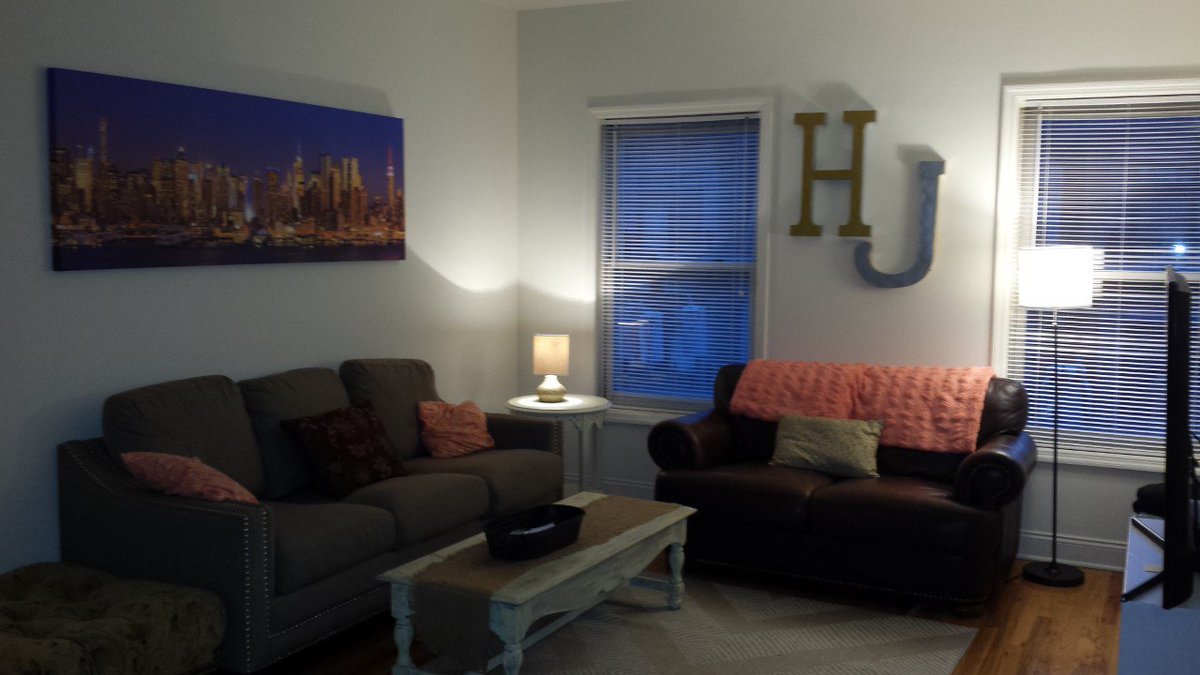Mr_Kee_Gann's tweet photo. Fun, emotional, hectic day moving @JKee93 into her new apt. in Hoboken.  It seems like such a fun city.  And it's much closer than Madrid. https://t.co/5imrIQKCcC