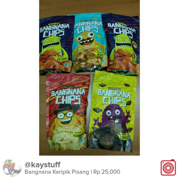 dyantika's tweet photo. Selling Bangnana Keripik Pisang Rp 25,000 https://t.co/UmEn2EeLJJ #carousell @carousell_id https://t.co/DT5aSniAkH