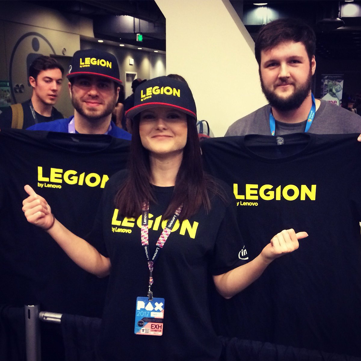 Michele_Rose13's tweet photo. Three Legion lovers! @LenovoLegion #Iamlenovo #wearelenovo #premiumSTARS https://t.co/1wlqE2YtvY