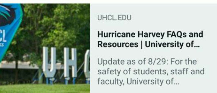 Hurricane Harvey FAQs and Resources | University of Houston-Clear Lake - uhcl.edu/harvey-resourc…