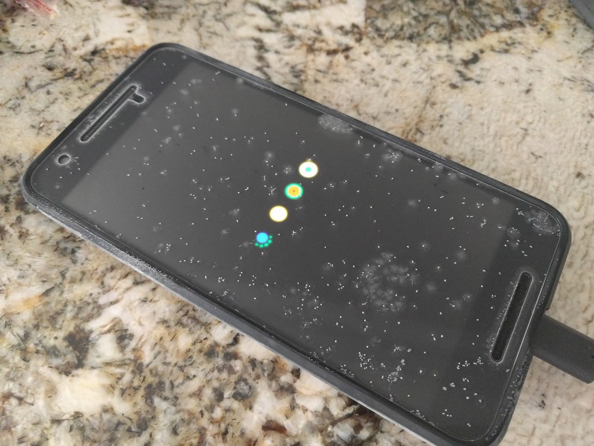 JBT888's tweet photo. @shtweet Has it been 10 months?! Just glad to see a fellow #Nexus6P back up &amp; running. Will never forget seeing this from the depths of the freezer. https://t.co/00cIbeTfEm