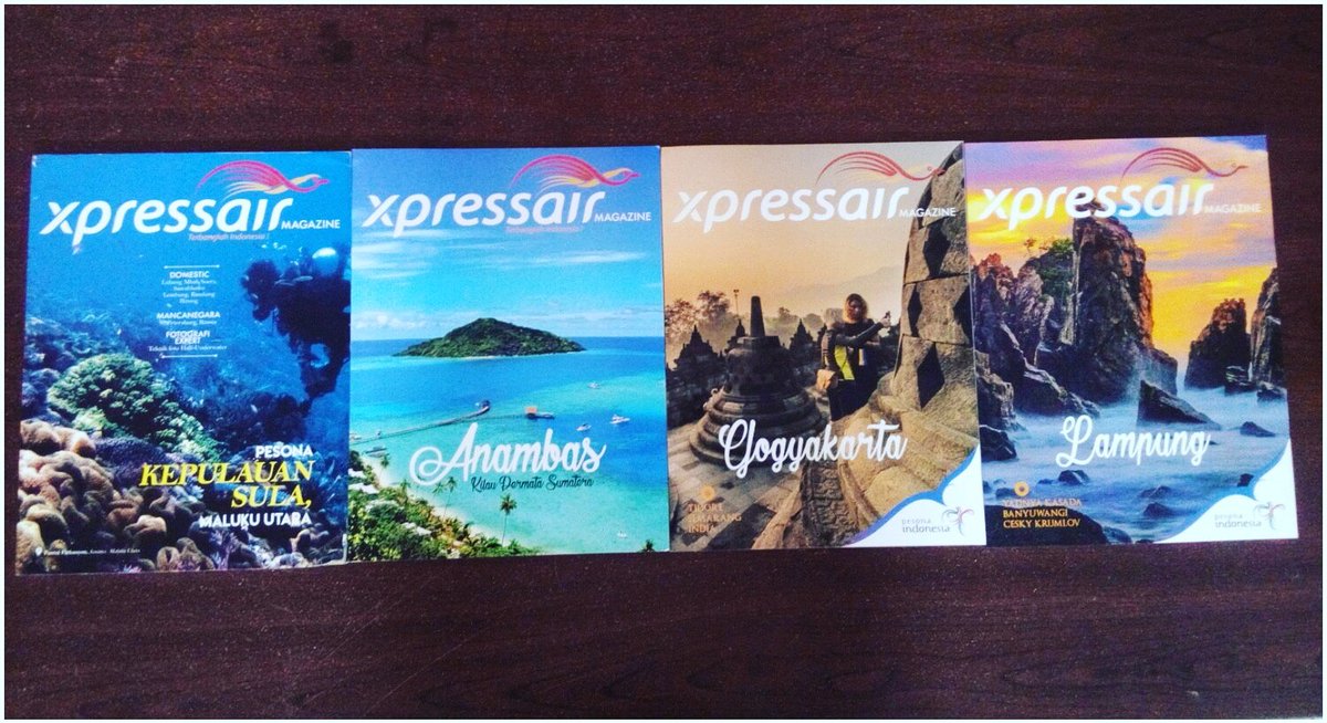 Inflight magazine #XpressAir, 
Booking tiket maskapai Xpress Air sekarang juga...!
0711385051/082199370000