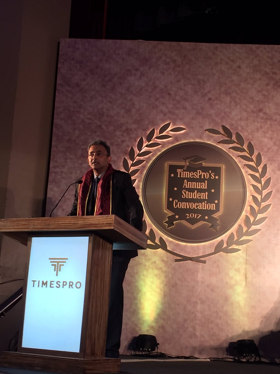 brilliansk's tweet photo. @asrikrishna "never be afraid to take risks" #TASC2017 Annual Convocation @timesproindia https://t.co/fO0ZPU0zbj
