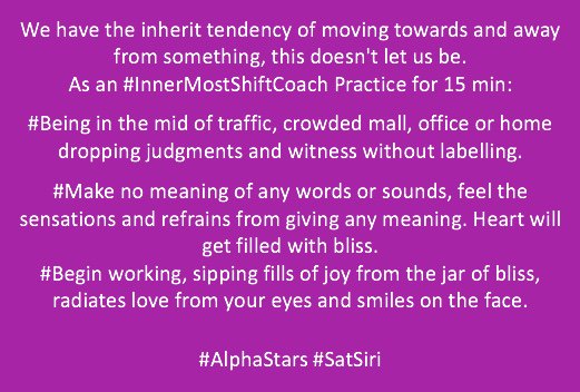 AlphaStarsAoE's tweet image. As an #InnerMostShiftCoach practice to be, just be.... radiates love from your eyes and smiles on the face.

#AlphaStars #SatSiri
