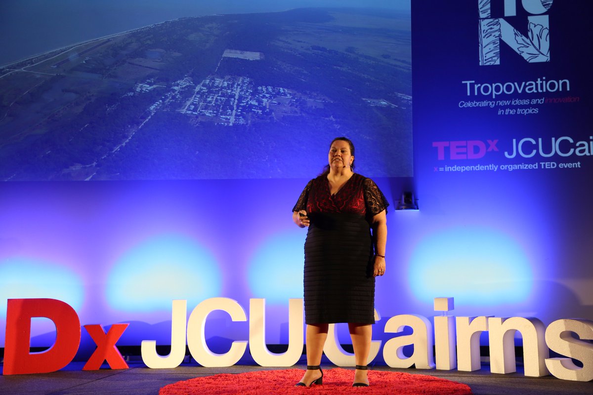 TEDxJCUCairns's tweet image. The 2017 Cairns Indigenous Businesswoman of the year, Julie-ann Lambourne joins us on stage, to 'think outside the bus'! #TEDxJCUCairns