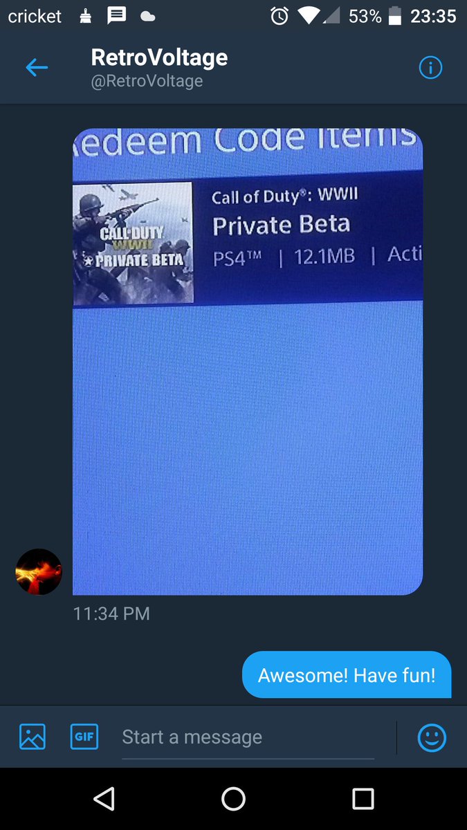 Uzyiiah's tweet photo. I have ONE more PS4 Beta Code! This is all legit! Follow and like.
#WWIIBeta #WWIIBetaCode #giveaways #WWIIBETACODES https://t.co/Uk3GlZvIez