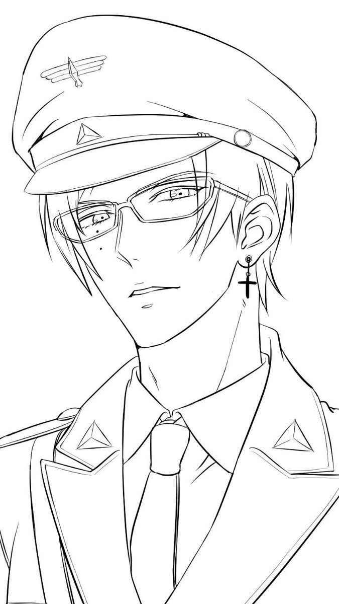 MMDのファンアート描いててメガネなしもいいと思ったけどあった方がやっぱ左京さんらしいよなー
てか軍服の帽子ってこれで合ってるのか… 