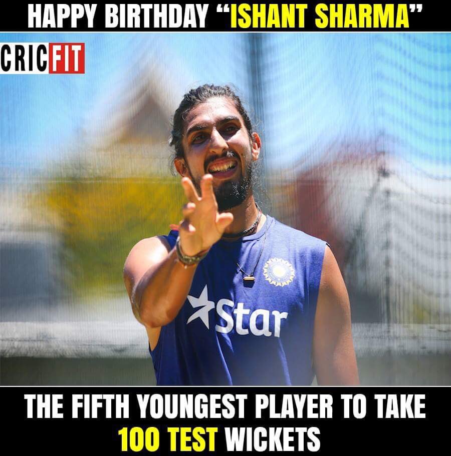 Happy birthday Ishant Sharma!! 
