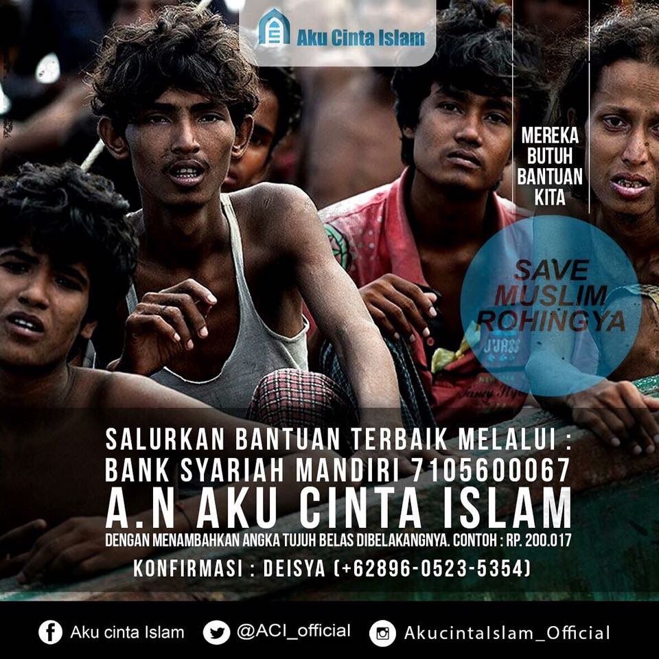 AjiTeguh04's tweet photo. Klo bukan kita, siapa lagi yg mw bantu #Rohingya ?
Klo bukan skrg, kapan lg?
#LetsHelpRohingya
#RohingyaSOS #saveRohingya https://t.co/rqolzIb5c2