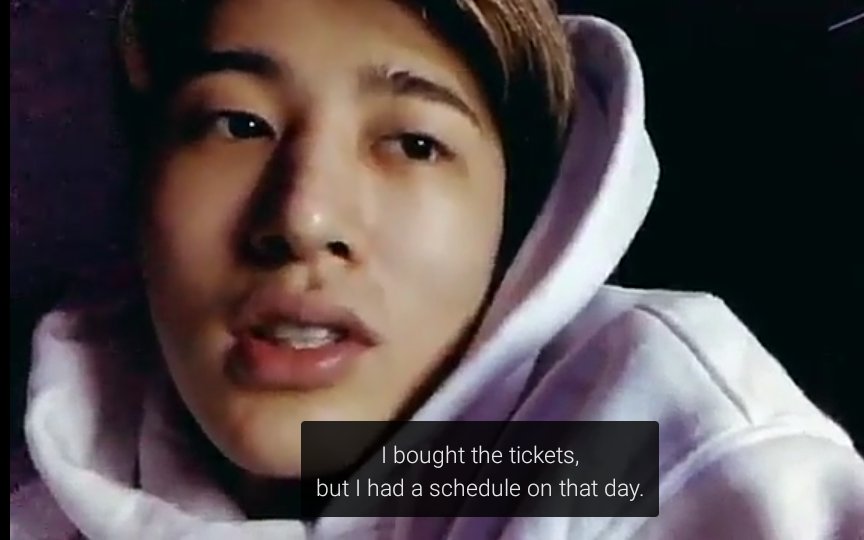 [ 1 ] Hanbin got scammed by an online ticket sellerHanbin wanted to watch a concert with Raesung so he hurriedly bought tickets and they never came ©bynhyuk"I got scammed but really i was just dumb"