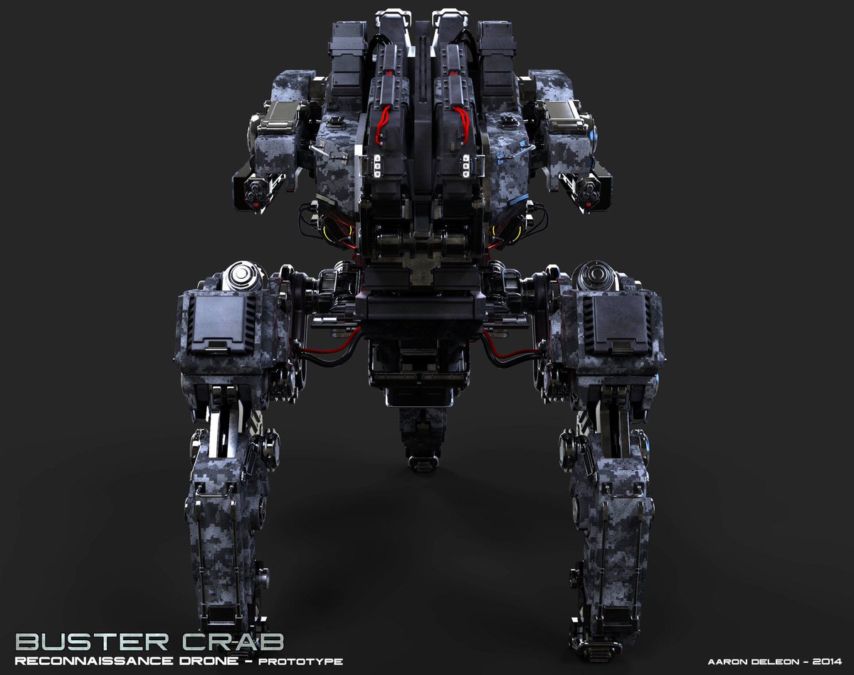 roboturret's tweet image. Aaron de Leon - Buster Crab
Хорошая работа... 
#roboturret #turret #sentrygun #турель