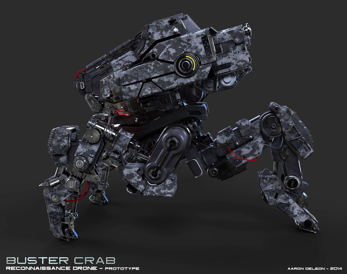 roboturret's tweet image. Aaron de Leon - Buster Crab
Хорошая работа... 
#roboturret #turret #sentrygun #турель