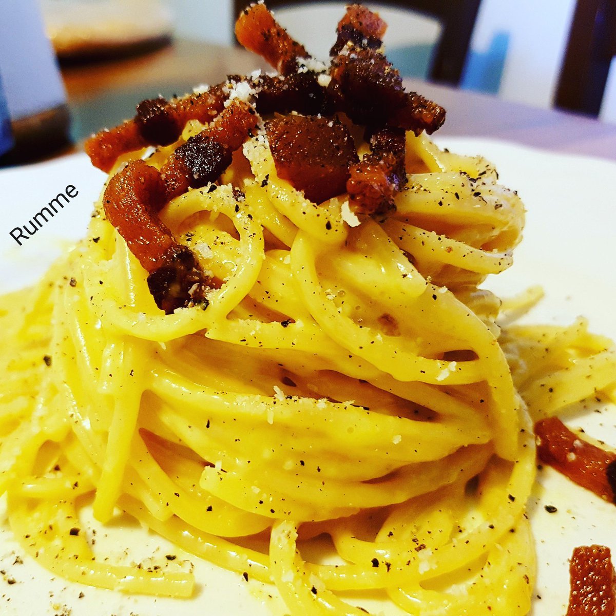CoRumme's tweet photo. La #carbonara #alicecucina #alicetv @soniaperonaci @Frbarberini  @Giampanet  @ChefMaitre @DiegoSpatari  @FrancaRizzi  @AliceCucina https://t.co/baU4SL0RLK