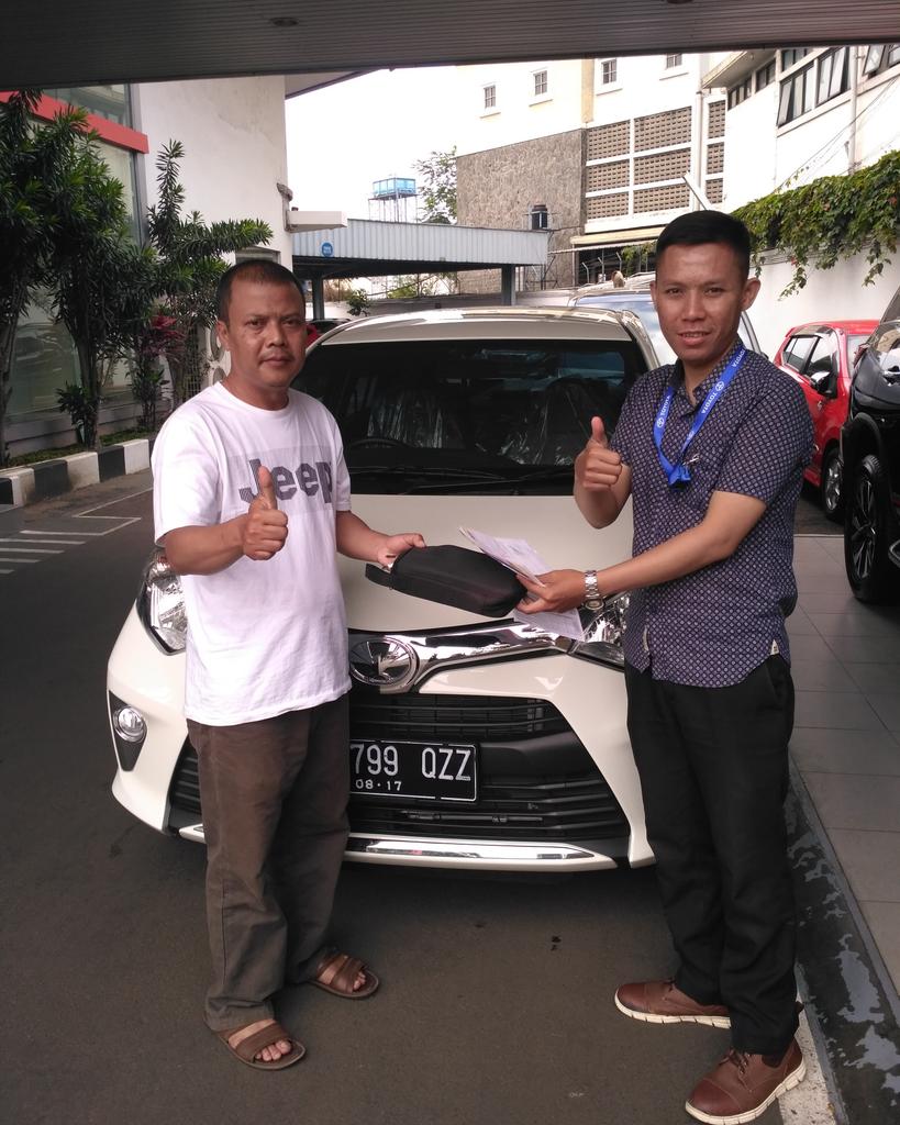 Terima kasih Pak kujang makmur Bos Dishub telah membeli 1 unit Toyota calya G m/t Putih, Terima kasih