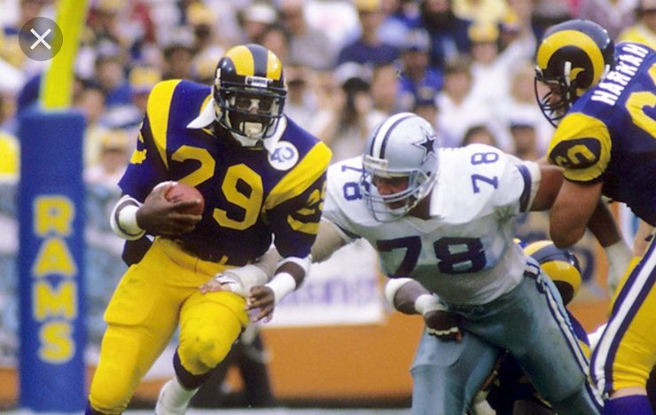 Happy Birthday to all-time Rams great Eric Dickerson.   One of the greatest runners the NFL has ever seen.       