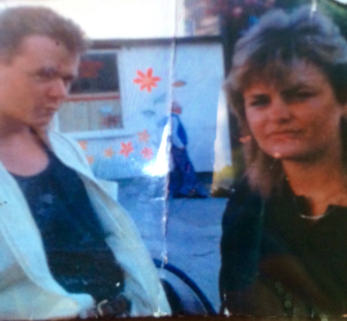 llindsayr's tweet photo. @FlashdanceUK #flashdanceflashback #FridayFreebie Me and my brother sporting our 80's hair and the pose https://t.co/MVK7bXlaBF