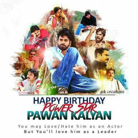 Happy birthday Power star Pawan Kalyan garu 