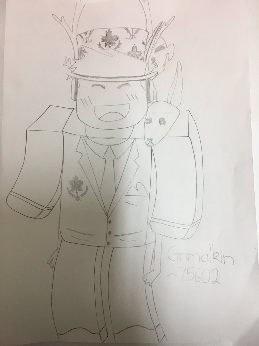 75602gamer On Twitter Finally Finished Drawing Rblxgrimalkin I Hope You Like It It Was Pretty Hard To Draw Roblox Robloxart Roblox Https T Co 2zztaj0zga - sketch guesses my drawing in roblox