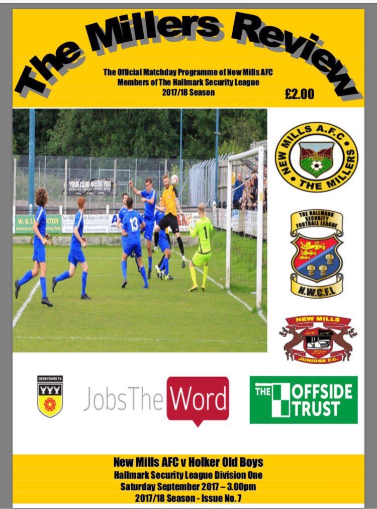 NewMillsFC's tweet photo. It's a glorious morning in New Mills, we're looking forward to welcoming Holker Old Boys to Church Lane this afternoon https://t.co/VwWyH92H9O