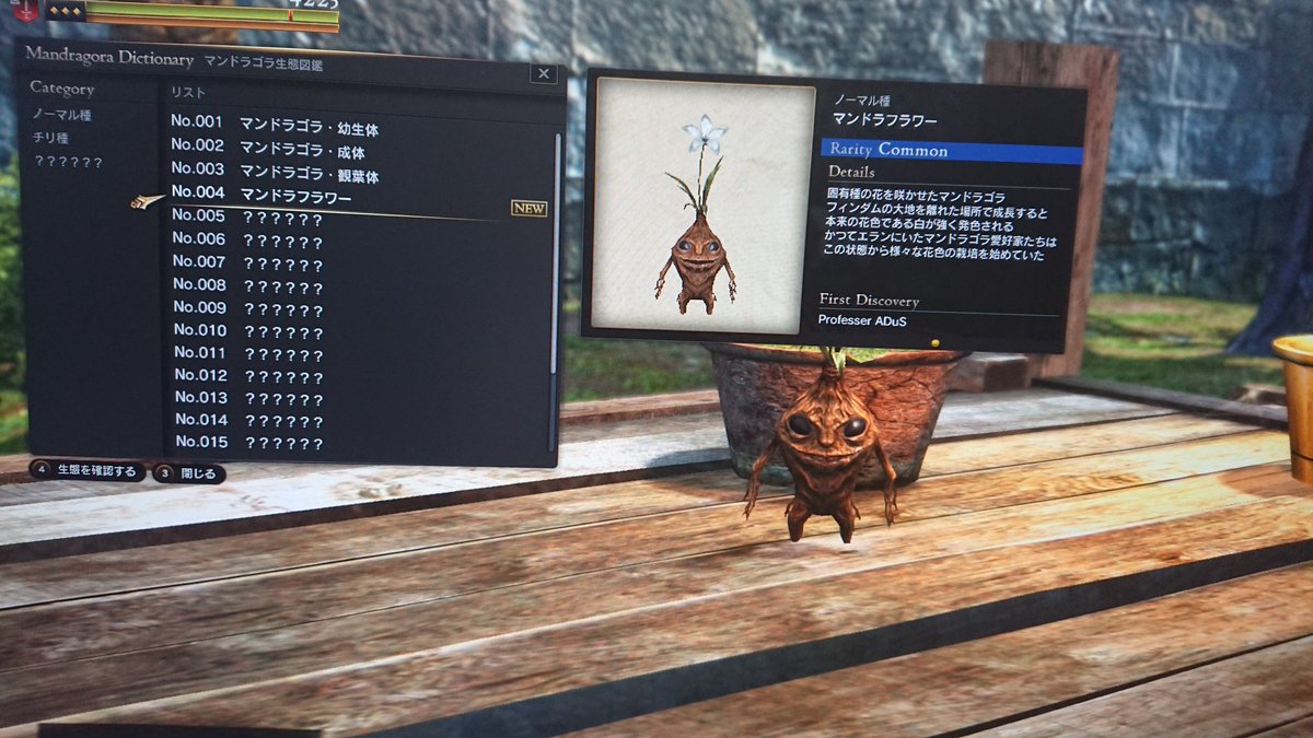 キザルさん A Twitter マンドラちゃんのフラワーと チリ種で観葉体来ました W また水曜日にレシピ記載します チリ種やっと観葉体になった Ddon マンドラゴラ育成