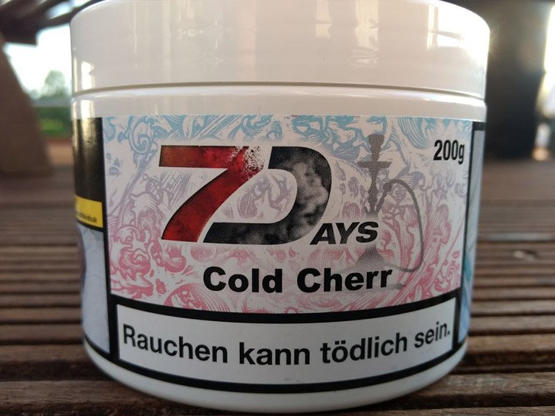 HookahWiki's tweet photo. Review Nummer 55 ist ab heute auf https://t.co/BNmHNCpyRD am Start.

7Days - Cold Cherr
https://t.co/Wo9DqsdGEl
Kirsche, Menthol

#shisha https://t.co/mTOZcjxZvR