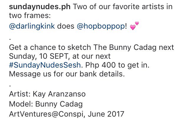 banicce's tweet photo. May free pass ako for 1, basta does sketching. Who wanna? #sketch #visualarts #arts #livemanila https://t.co/qZ13psMZKB