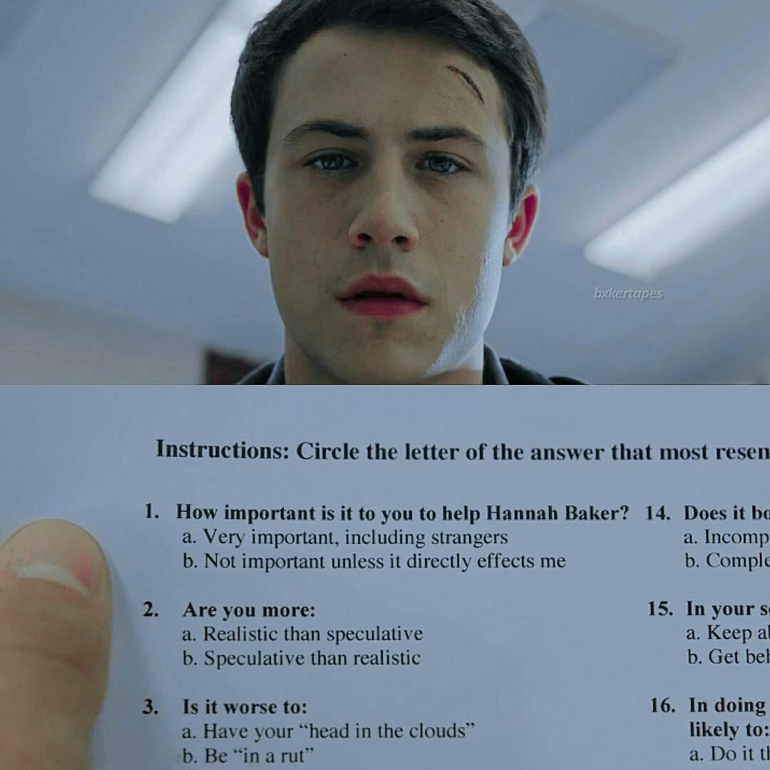 ClannahOfficial's tweet image. How important is it to you to help Hannah Baker? #13ReasonsWhy